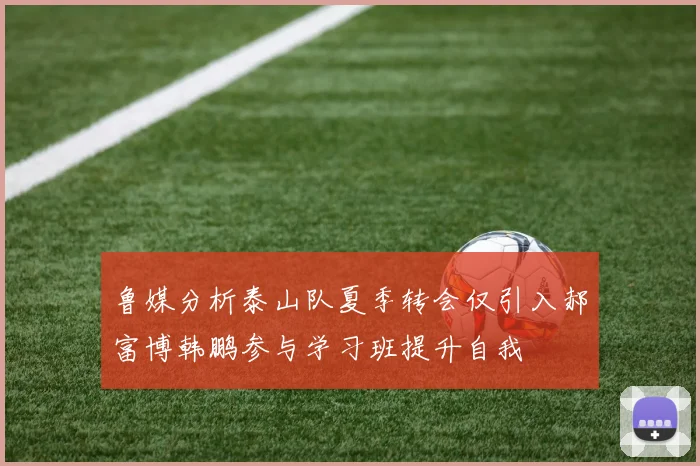 鲁媒分析泰山队夏季转会仅引入郝富博韩鹏参与学习班提升自我