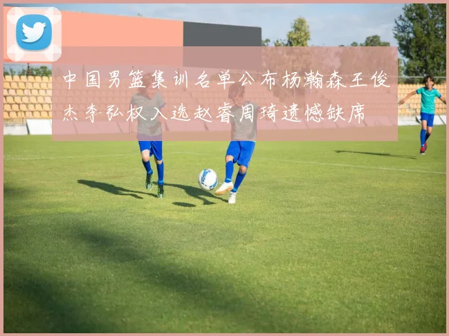 中国男篮集训名单公布杨瀚森王俊杰李弘权入选赵睿周琦遗憾缺席